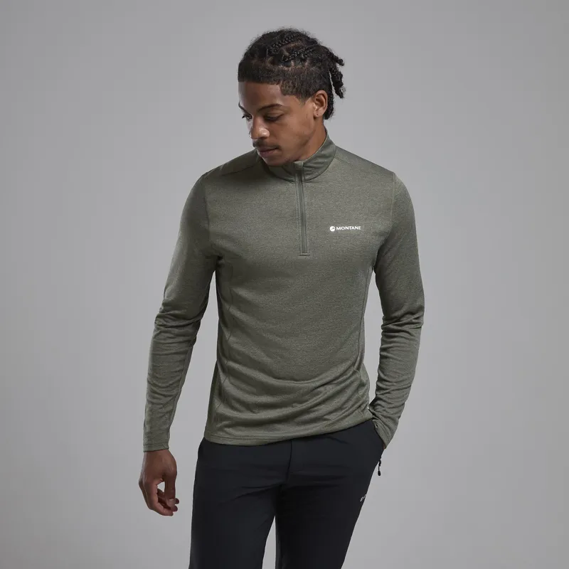 Montane Men's Dart Zip-Neck - Caper-1