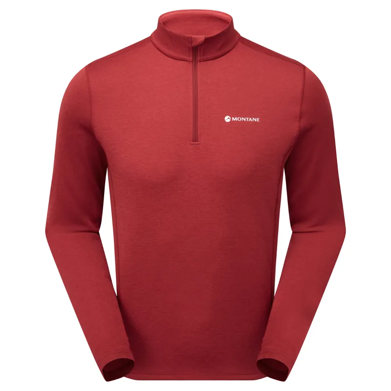 Montane Men's Dart Zip-Neck - Dark Maple