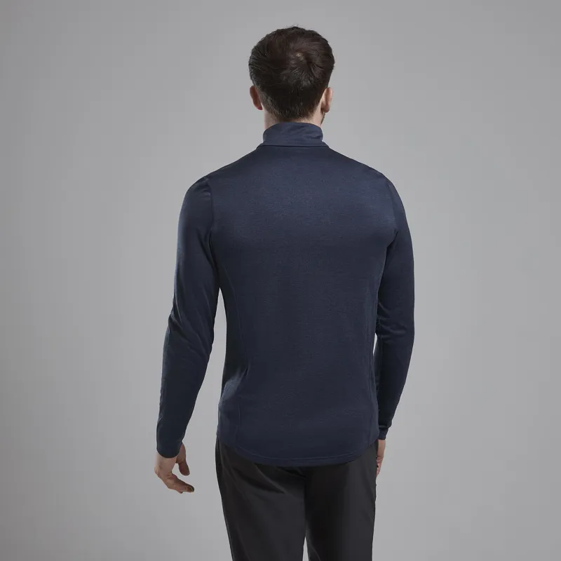 Montane Men's Dart Zip-Neck - Eclipse Blue-1