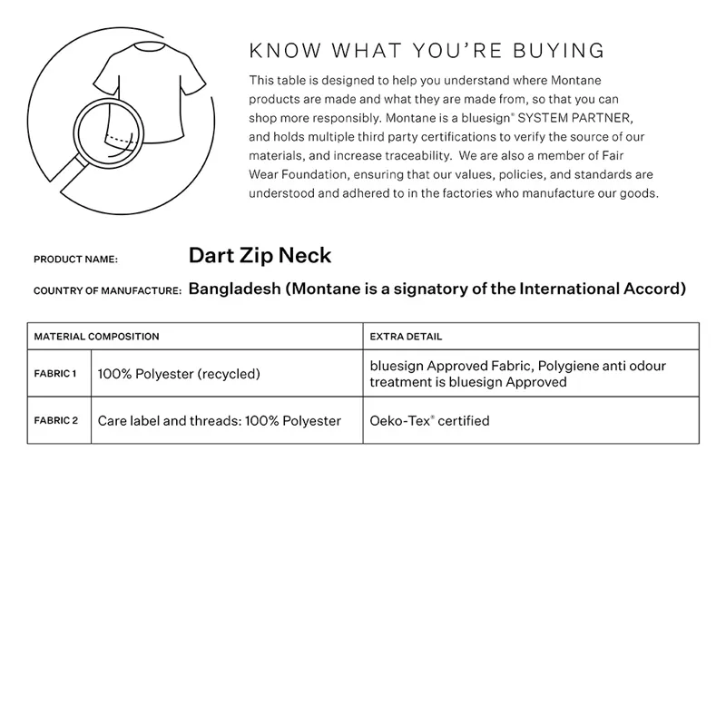 Montane Men's Dart Zip-Neck - Dark Maple-4