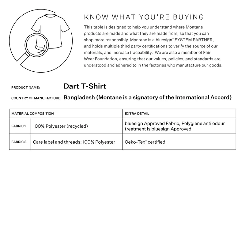 Montane Men's Dart T-Shirt - Ginkgo Gold-3