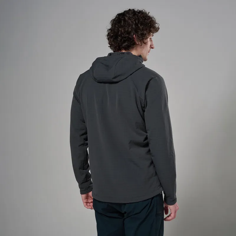 Montane Men's Dura Hooded Fleece Jacket - Midnight Grey-2