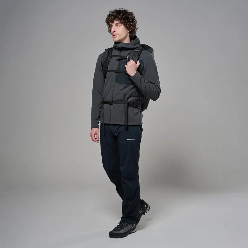 Montane Men's Dura Hooded Fleece Jacket - Midnight Grey-3