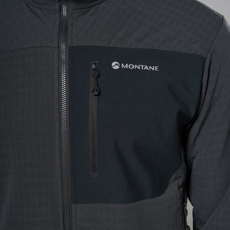 Montane Men's Dura Hooded Fleece Jacket - Midnight Grey-6