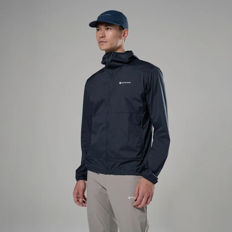 Montane Men's Featherlite Hooded Windproof Jacket - Eclipse Blue-1