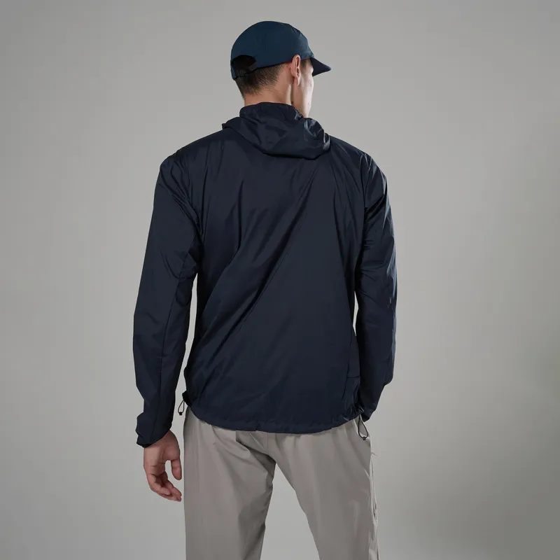 Montane Men's Featherlite Hooded Windproof Jacket - Eclipse Blue-2