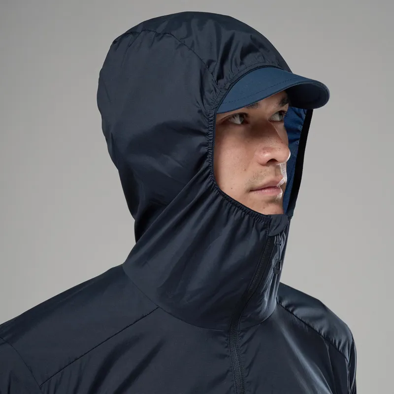 Montane Men's Featherlite Hooded Windproof Jacket - Eclipse Blue-5