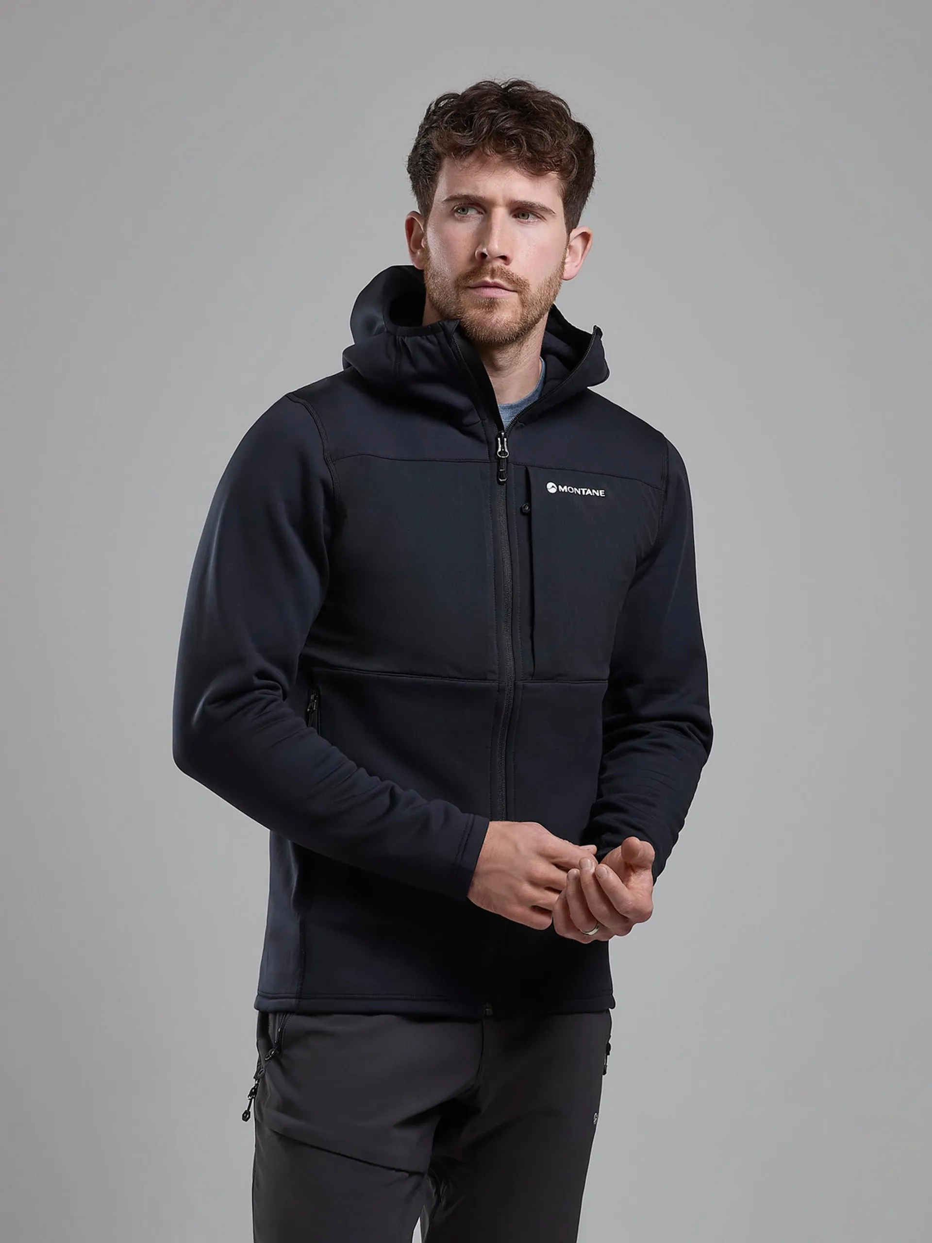 Montane Men's Fury XT Hooded Fleece Jacket Black