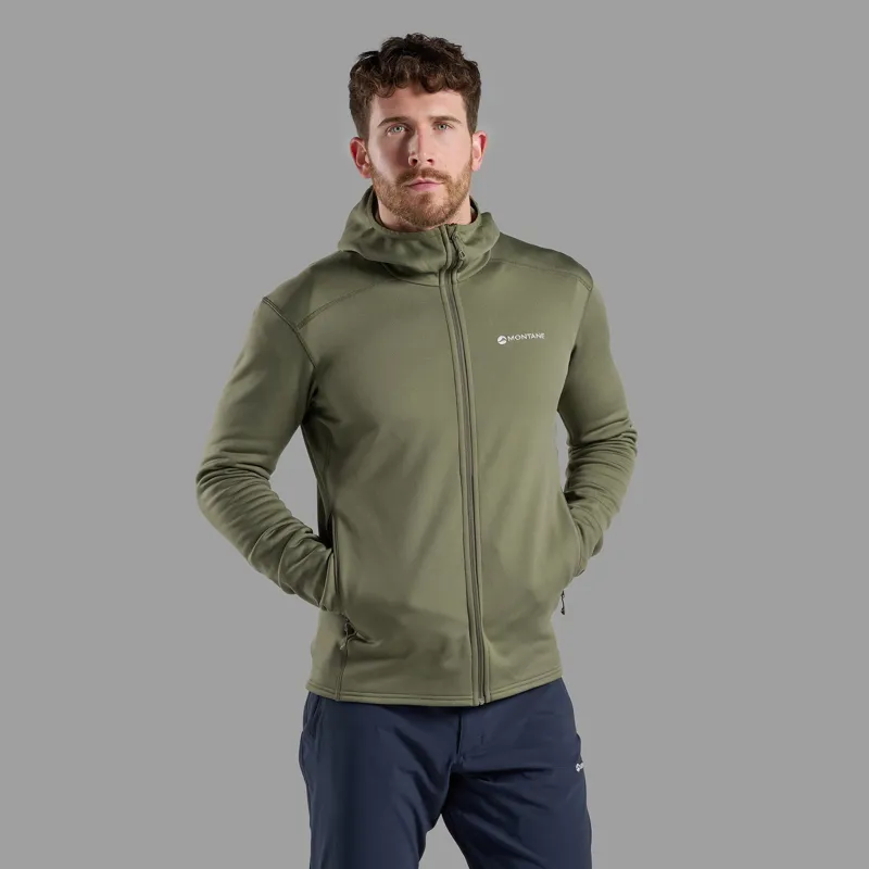 Montane Men's Fury Lite Hooded Fleece Jacket - Caper-1