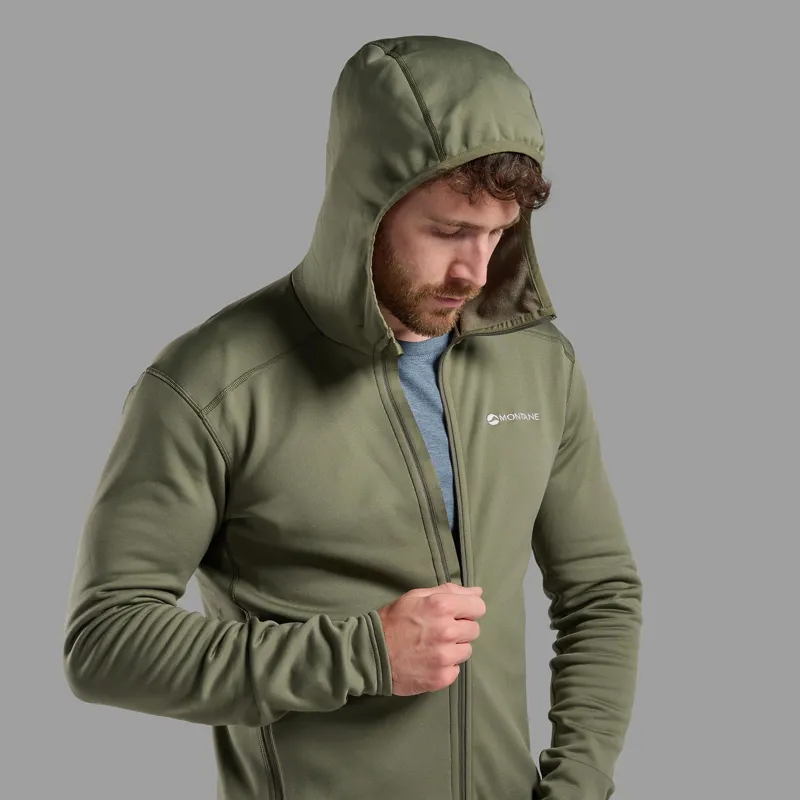 Montane Men's Fury Lite Hooded Fleece Jacket - Caper-4