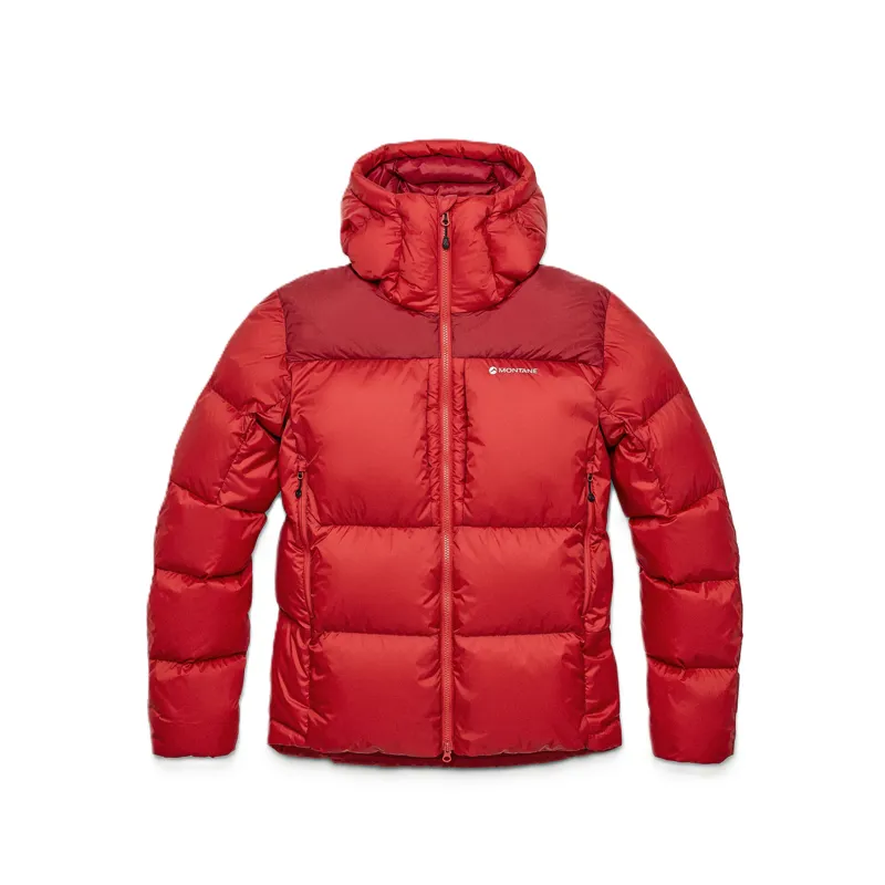 Montane Men's Glacium Hooded Down Jacked - Adrenaline Red