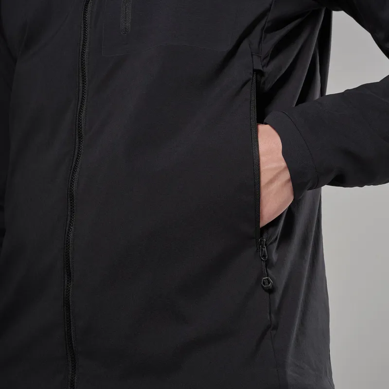 Montane Men's Khamsin Lite Hooded Softshell Jacket - Black-5