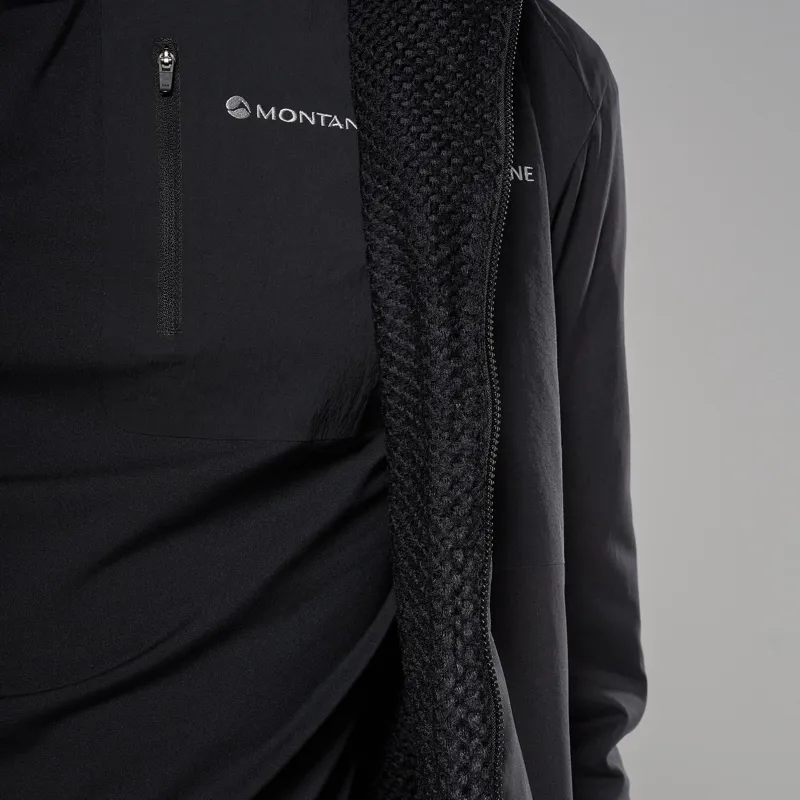 Montane Men's Khamsin Lite Hooded Softshell Jacket - Black-7