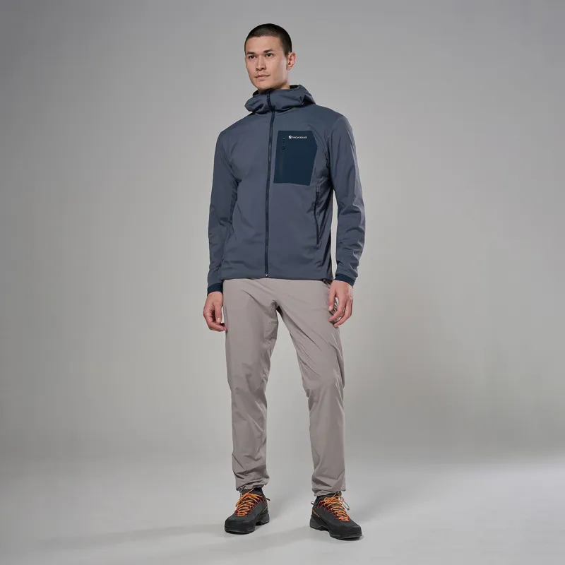Montane Men's Khamsin Lite Hooded Softshell Jacket - Dark Sky-3
