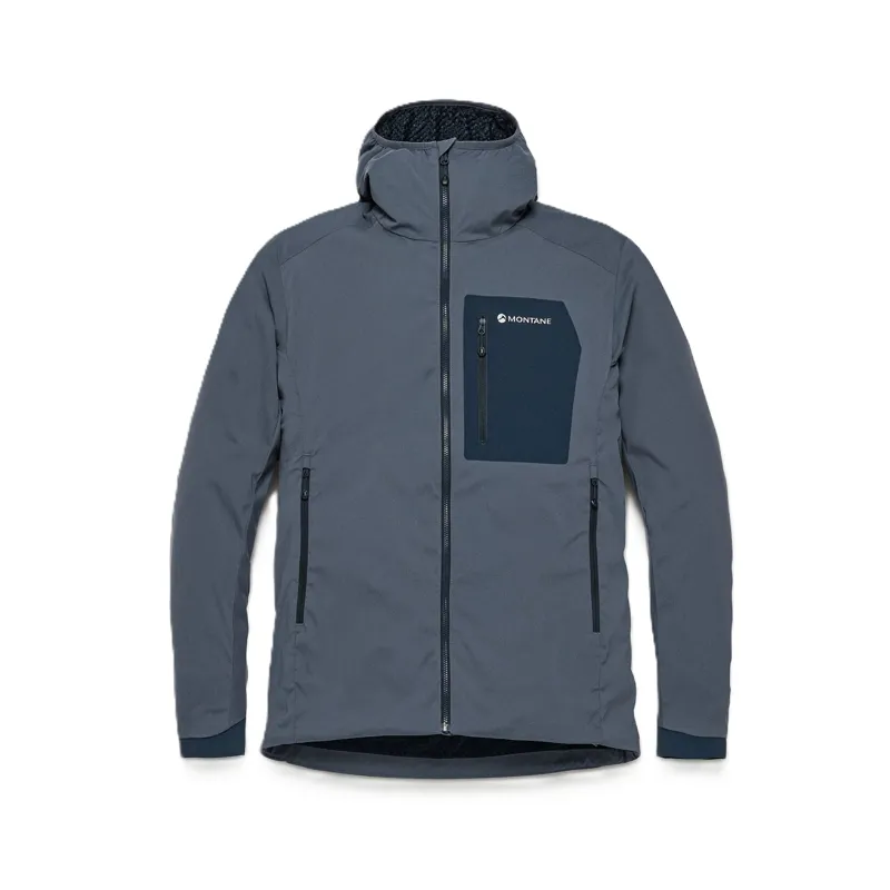 Montane Men's Khamsin Lite Hooded Softshell Jacket - Dark Sky
