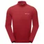 Montane Men's Malli Long Sleeve Zip T Shirt - Dark Maple