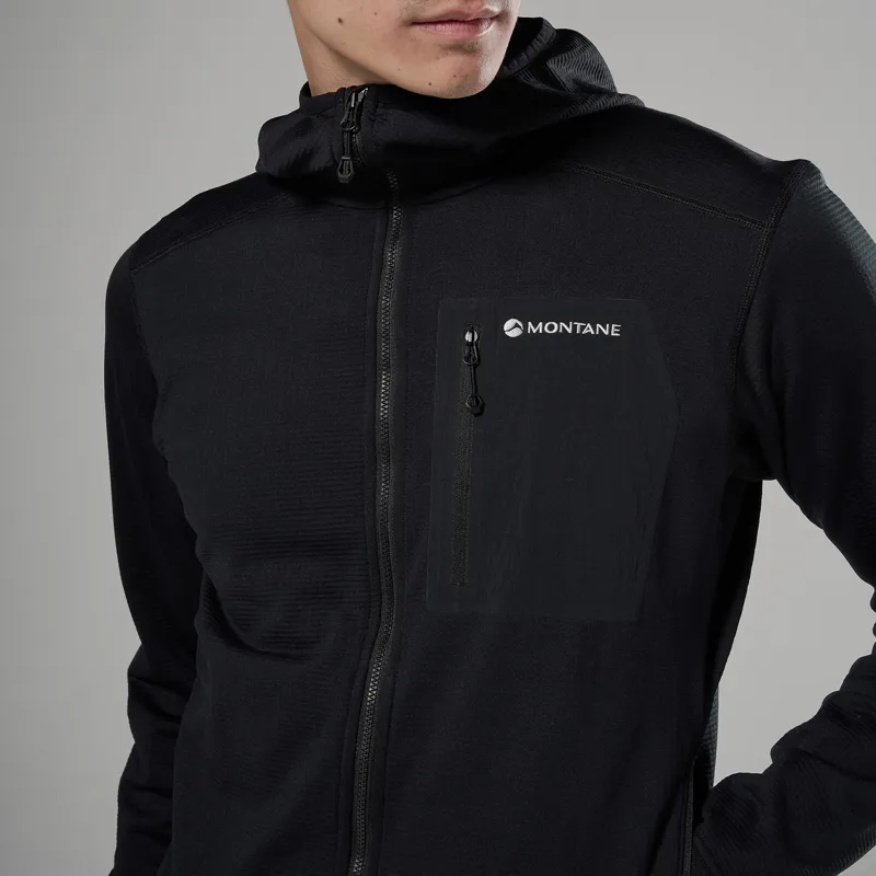Montane Men's Protium CP Hooded Fleece Jacket - Black-5
