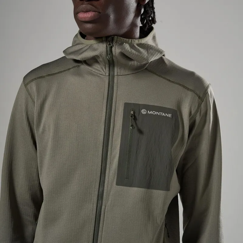 Montane Men's Protium CP Hooded Fleece Jacket - Caper-4