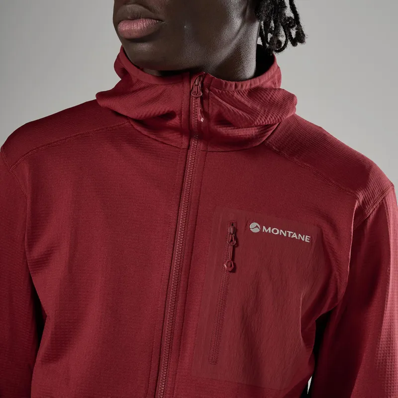 Montane Men's Protium CP Hooded Fleece Jacket - Dark Maple-5