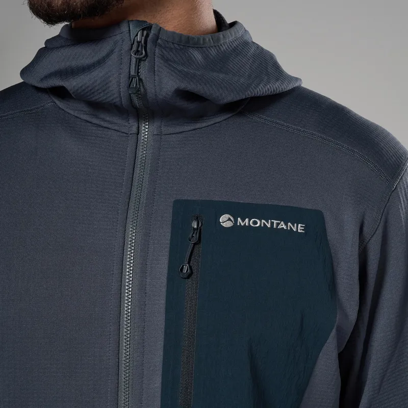 Montane Men's Protium CP Hooded Fleece Jacket - Dark Sky-5