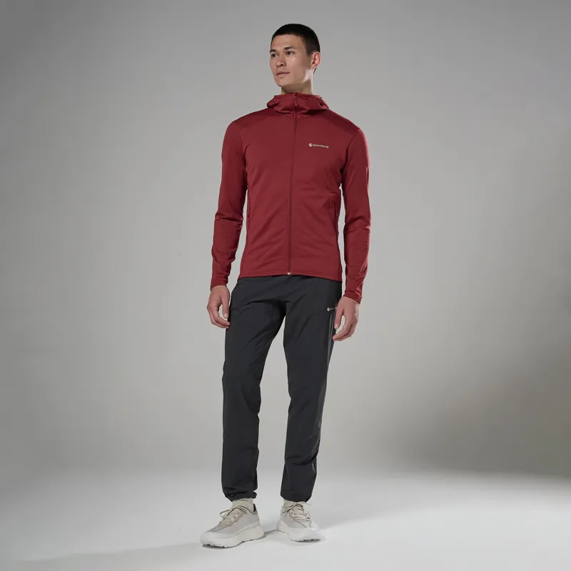 Montane Men's Protium Lite Hooded Fleece Jacket - Dark Maple-3