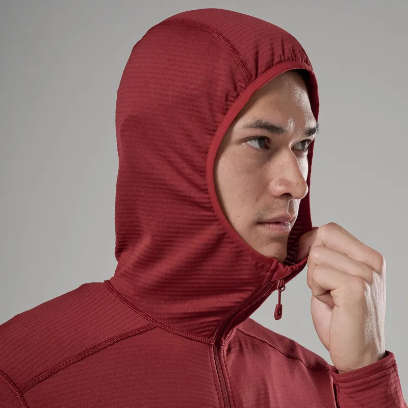 Montane Men's Protium Lite Hooded Fleece Jacket - Dark Maple-4