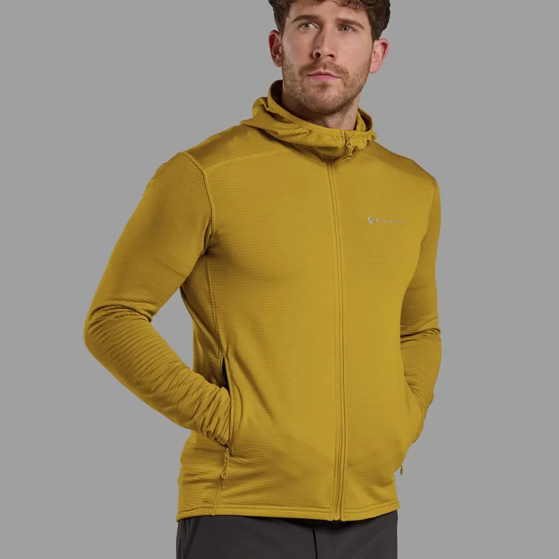 Montane Men's Protium Lite Hooded Fleece Jacket - Ginkgo Gold-3