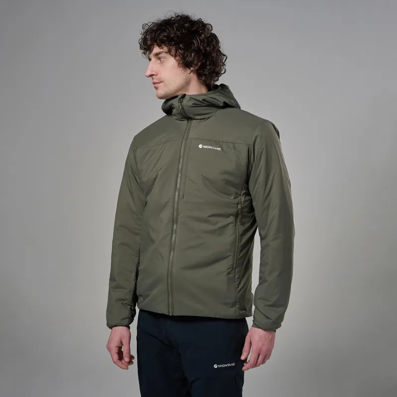 Montane Men's Sirocco XT Hooded Insulated Jacket - Moss-1