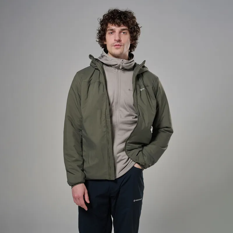 Montane Men's Sirocco XT Hooded Insulated Jacket - Moss-3