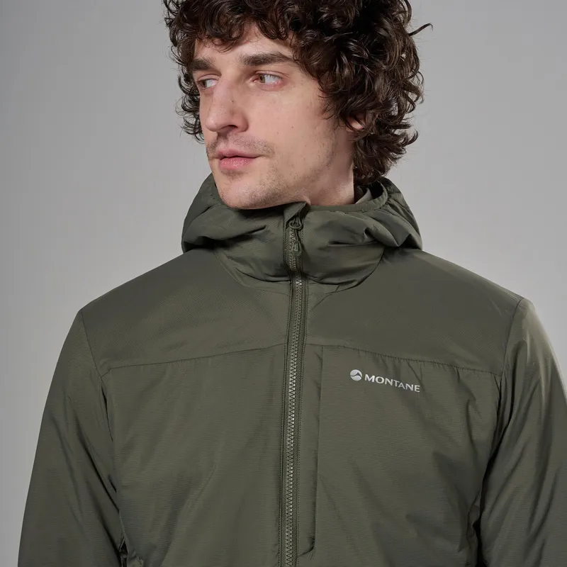 Montane Men's Sirocco XT Hooded Insulated Jacket - Moss-5