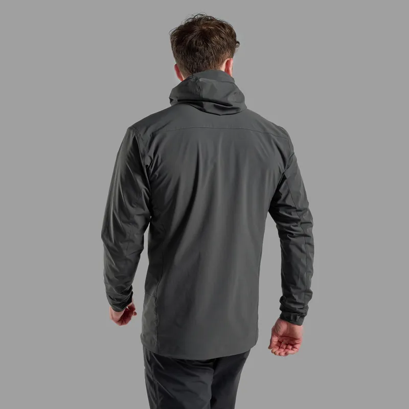 Montane Men's Tenacity Nano Hooded Softshell Jacket - Midnight Grey-2