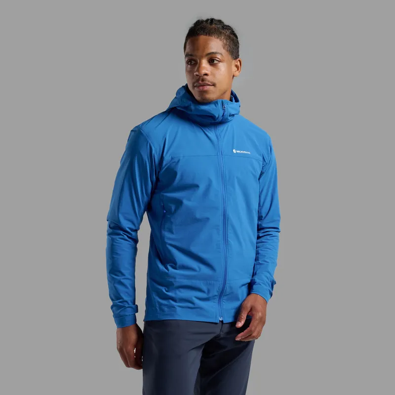 Montane Men's Tenacity Nano Hooded Softshell Jacket - Neptune Blue-1