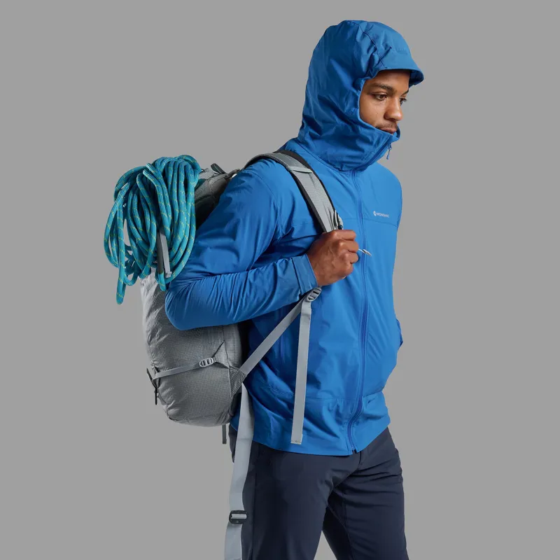 Montane Men's Tenacity Nano Hooded Softshell Jacket - Neptune Blue-3