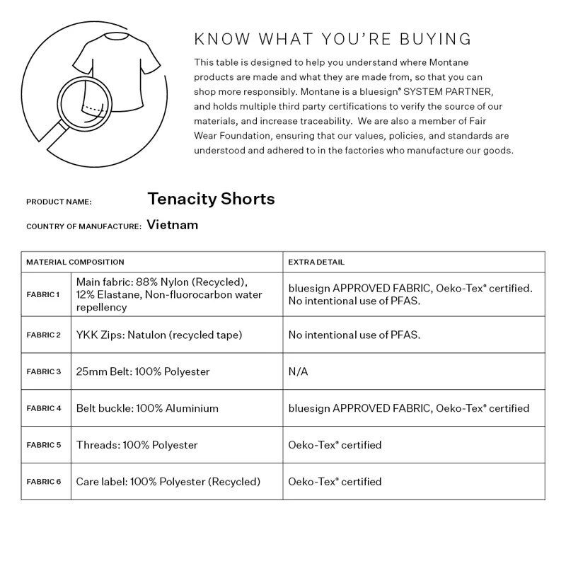 Montane Men's Tenacity Shorts  - Midnight Grey-6