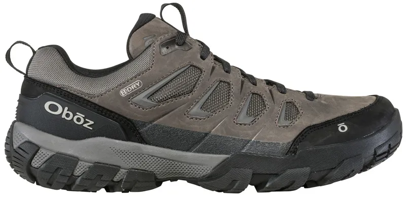 Oboz Men s Sawtooth X Low B DRY Wide Fit Charcoal