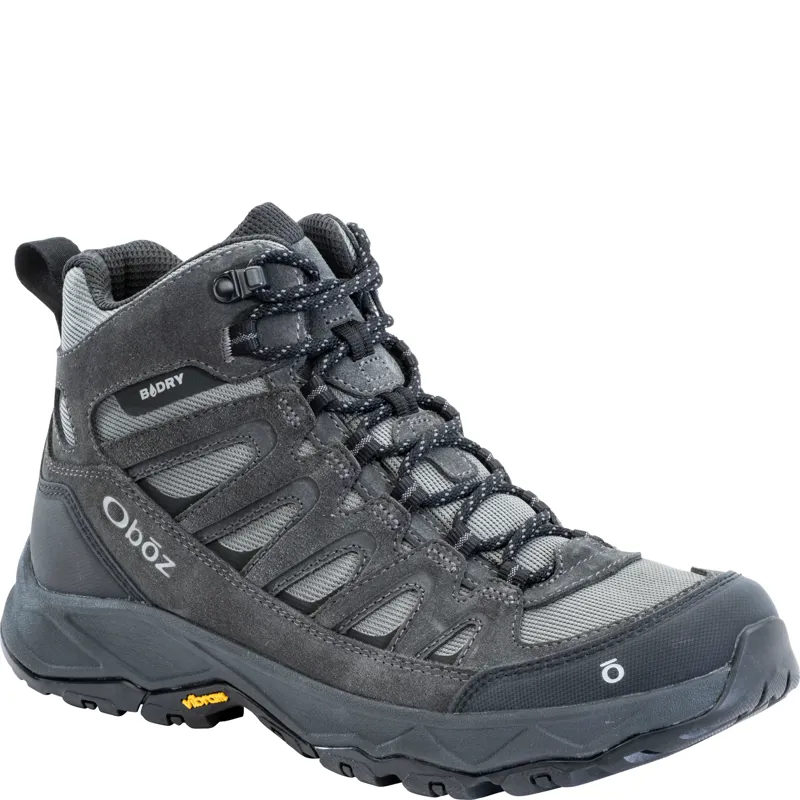 Oboz Men's Sawtooth Ascent Mid B-Dry - Charcoal