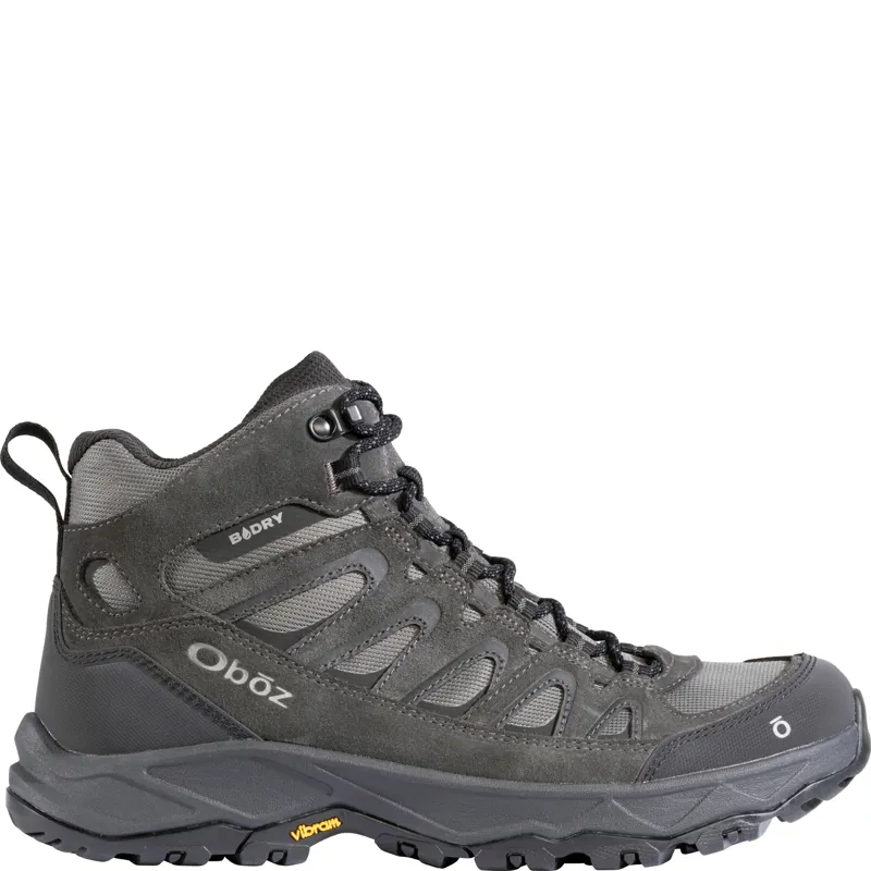 Oboz Men's Sawtooth Ascent Mid B-Dry - Charcoal-1