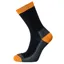 Horizon Men's Premium Micro Crew Sock -  Anthracite/Orange