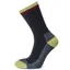 Horizon Men's Premium Micro Crew Sock -  Anthracite Marl/Burgundy