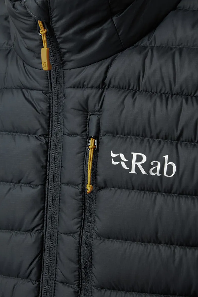 Rab down vest men's top