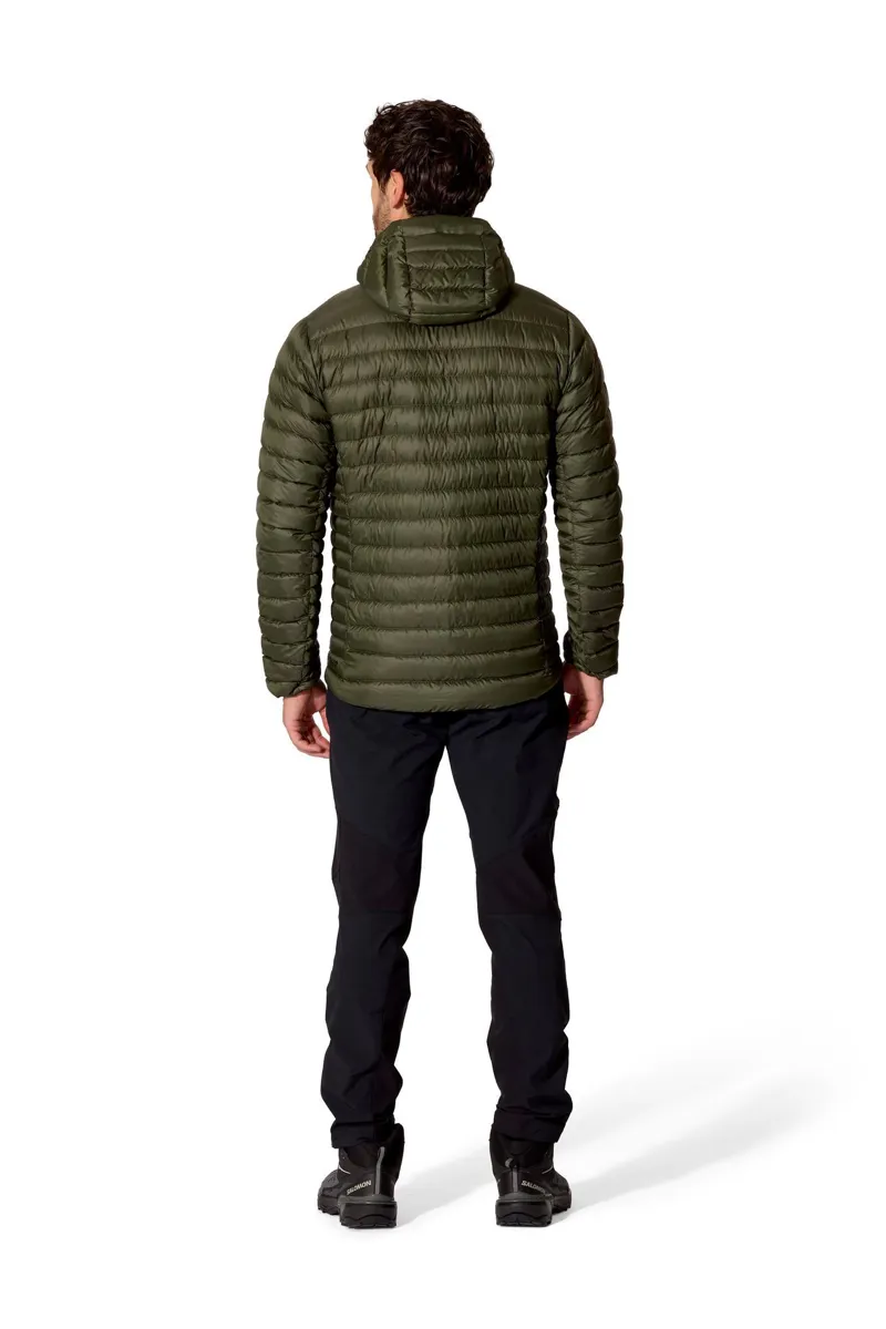Rab Men's Microlight Alpine Hooded Down Jacket - Army Green-4