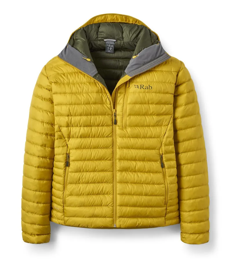Rab Men's Microlight Alpine Down Jacket - Dark Pollen