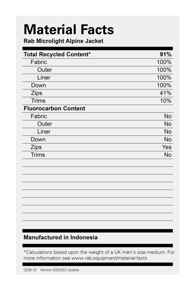 Rab Men's Microlight Alpine Down Jacket - Tempest Blue-4