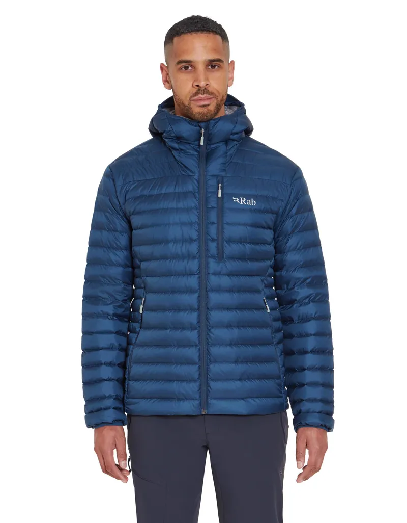 Rab Men's Microlight Alpine Down Jacket - Tempest Blue-2