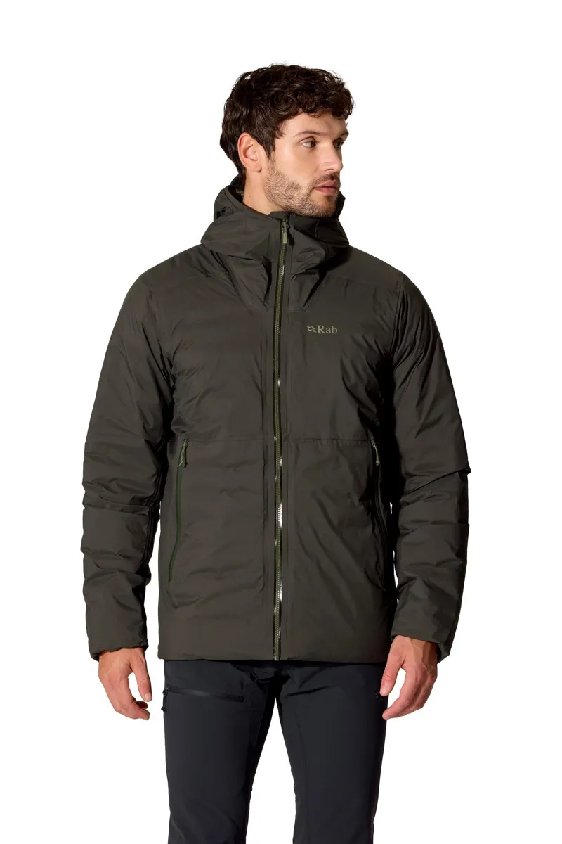 Rab Men's Microlight Shield Waterproof Down Jacket - Dark Army-2