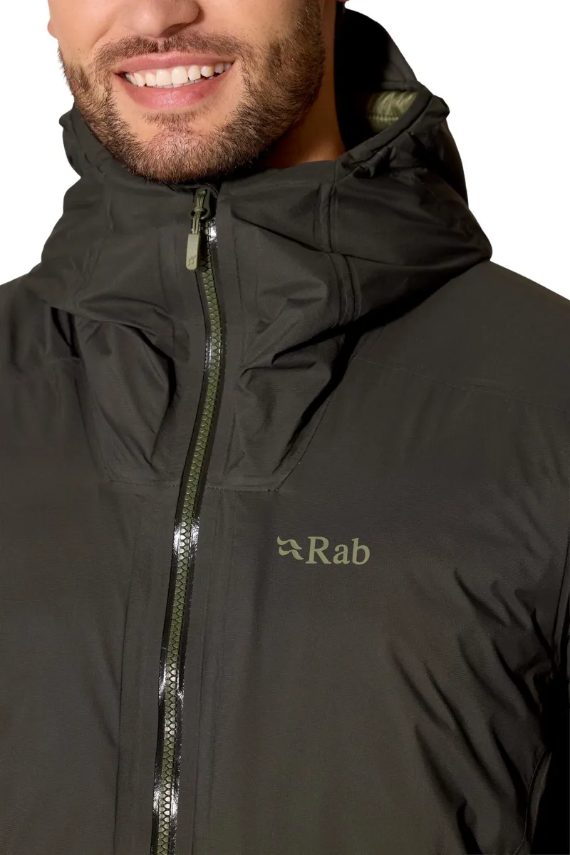 Rab Men's Microlight Shield Waterproof Down Jacket - Dark Army-7
