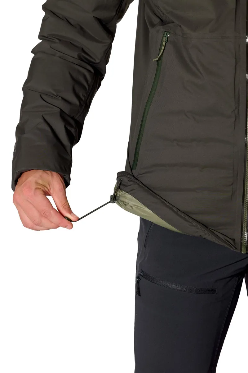 Rab Men's Microlight Shield Waterproof Down Jacket - Dark Army-11