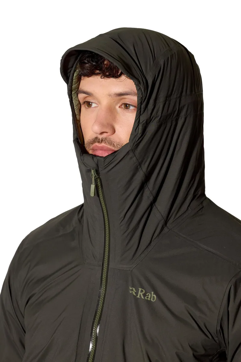 Rab Men's Microlight Shield Waterproof Down Jacket - Dark Army-5