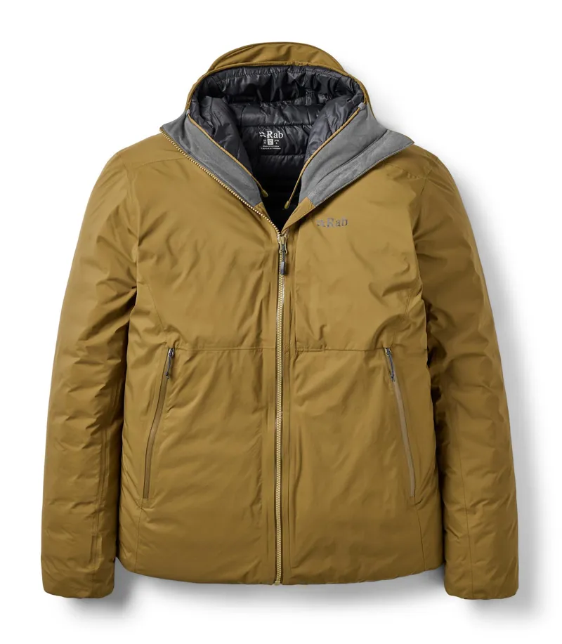 Rab Men's Microlight Shield Waterproof Down Jacket - Oak