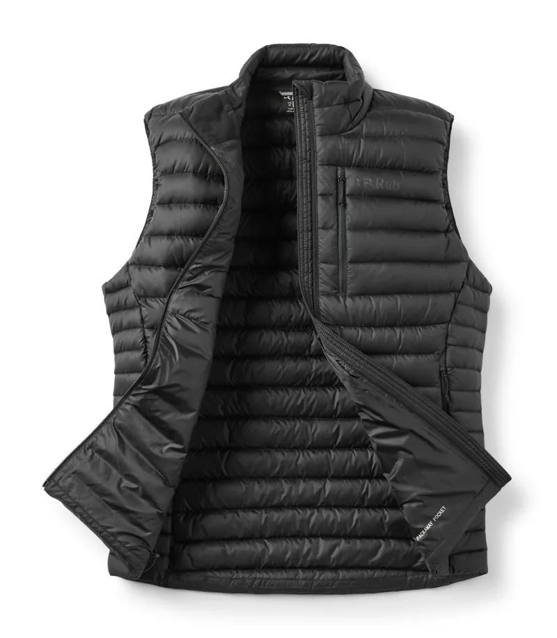 Rab Men's Microlight Down Vest - Black-2